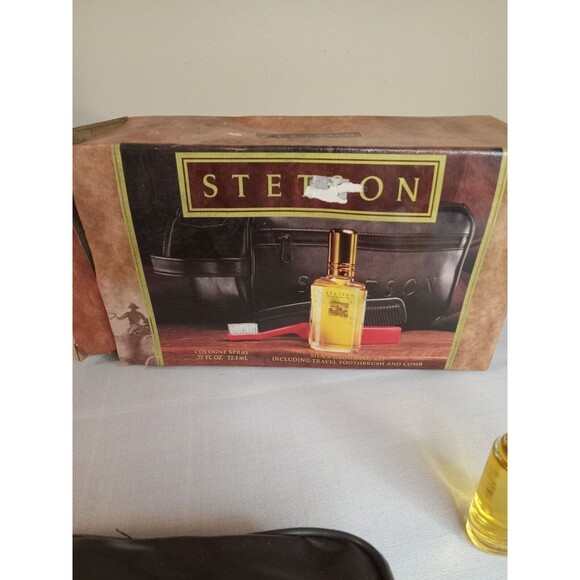 STETSON MEN'S GROOMING KIT,  COLOGNE SPRAY  .75 FL OZ / 22.1 mL  VINTAGE - Picture 4 of 6